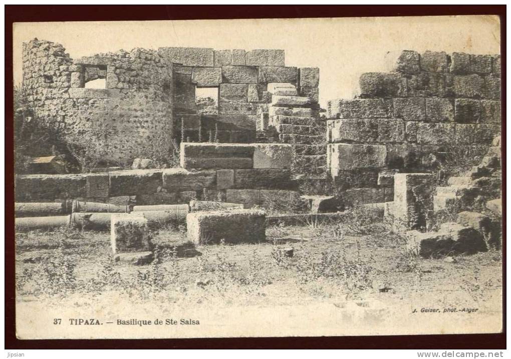 Cpa  Algérie Tipaza  Basilique de Ste  Salsa       EUG20