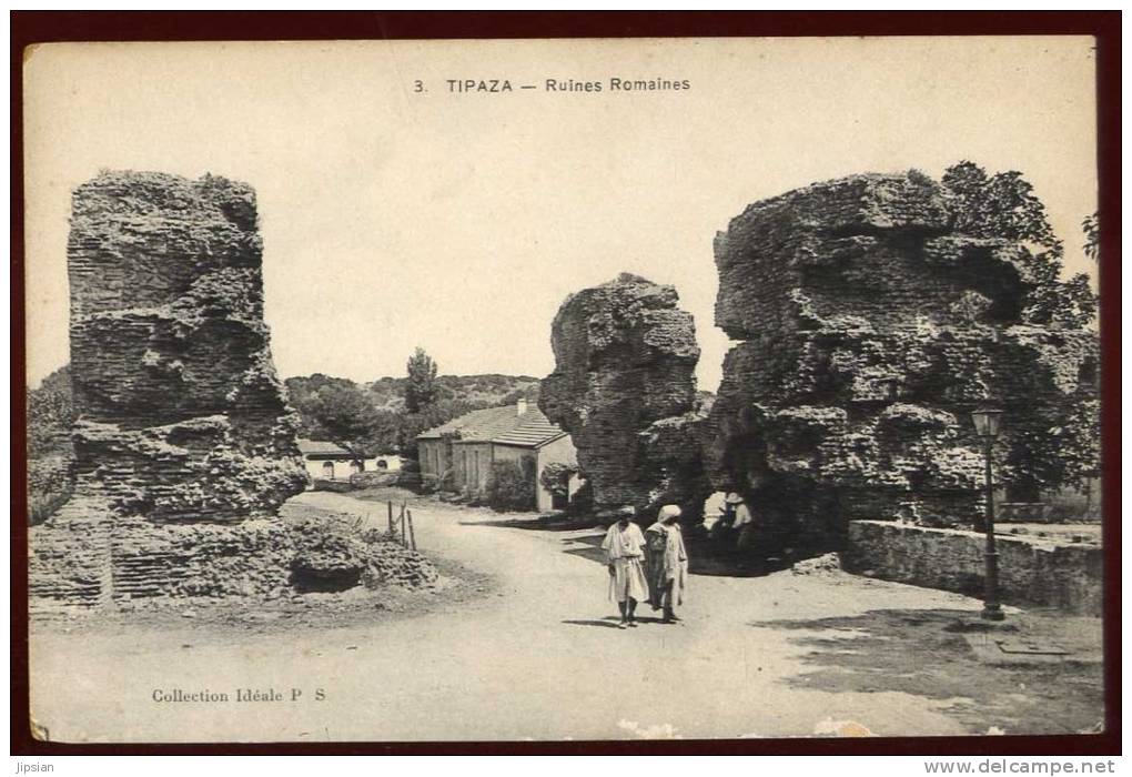 Cpa  Algérie Tipaza  Ruines romaines         EUG20