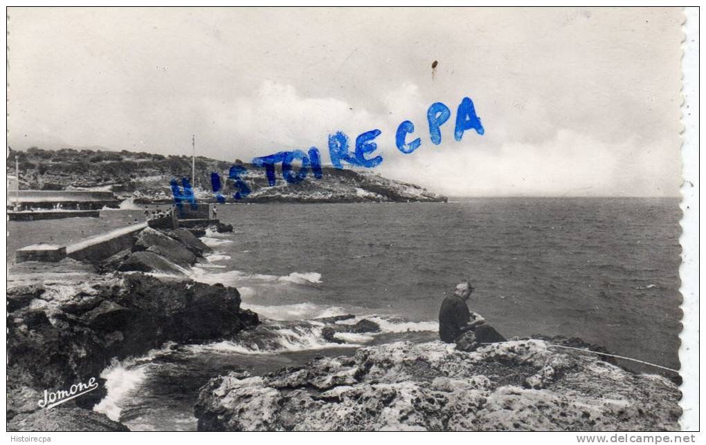 ALGERIE - TIPAZA - LE PHARE ET LE PORT - PECHE  PECHEUR