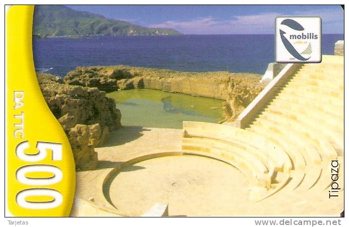 TARJETA DE ARGELIA DE MOBILIS DE TIPAZA