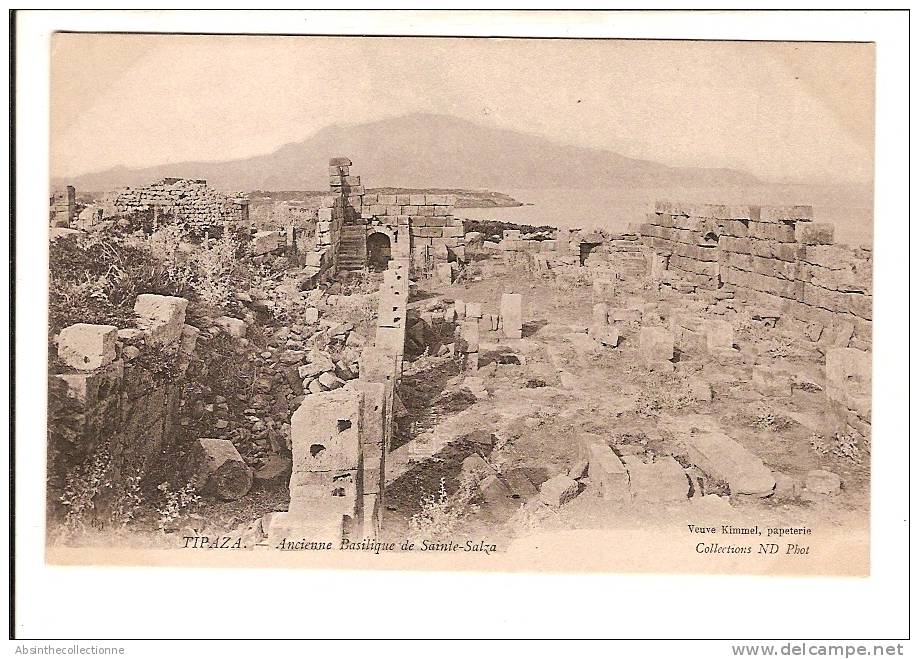 ALGERIE TIPAZA ANCIENNE BASILIQUE de sainte salza