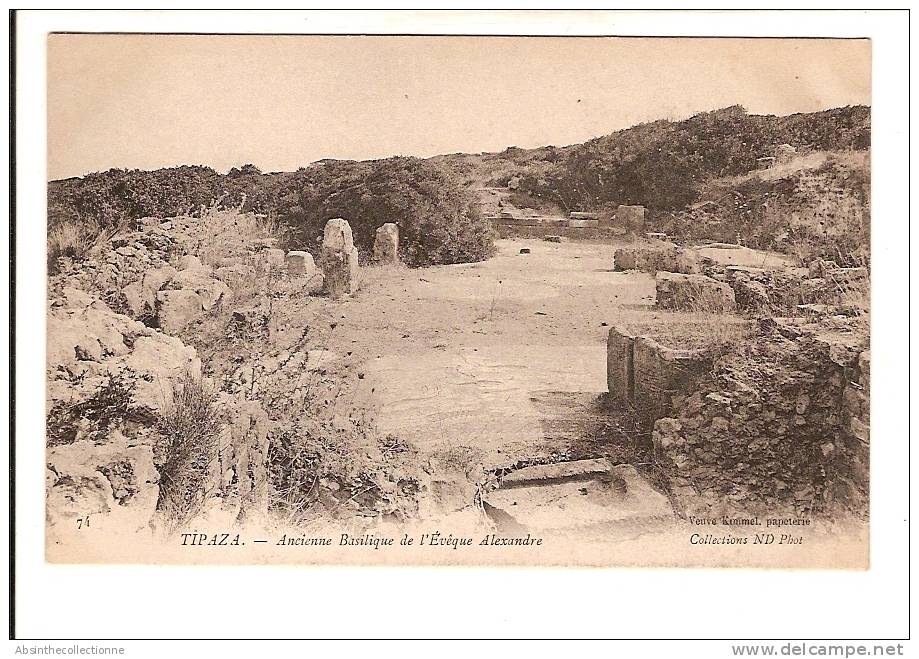 ALGERIE TIPAZA ANCIENNE BASILIQUE de l'évéque alexandre