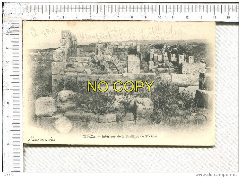 TIPAZA -  Intérieur de la Basilique de Ste Salsa