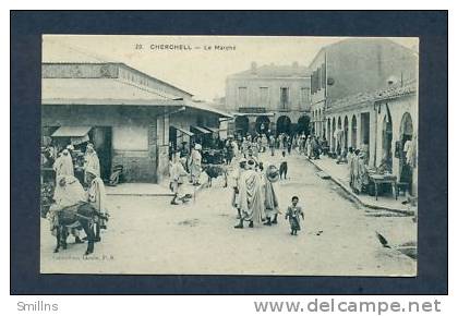 G2590 Algeria Postcard Cherchell Market, Tipaza