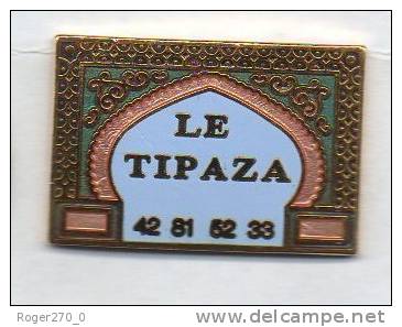 Trés beau pin´s en EGF sur Le Tipaza , restaurant Marocain