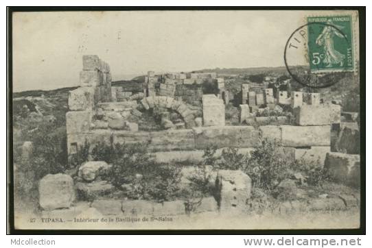 ALGERIE TIPAZA /          Intérieur de la basilique de Sainte Salsa       /