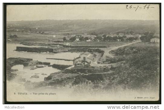 ALGERIE TIPAZA /          Vue prise du phare        /