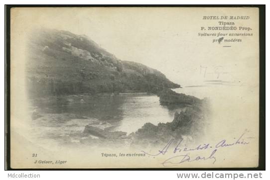 ALGERIE TIPAZA /          Les environs de Tipaza        /