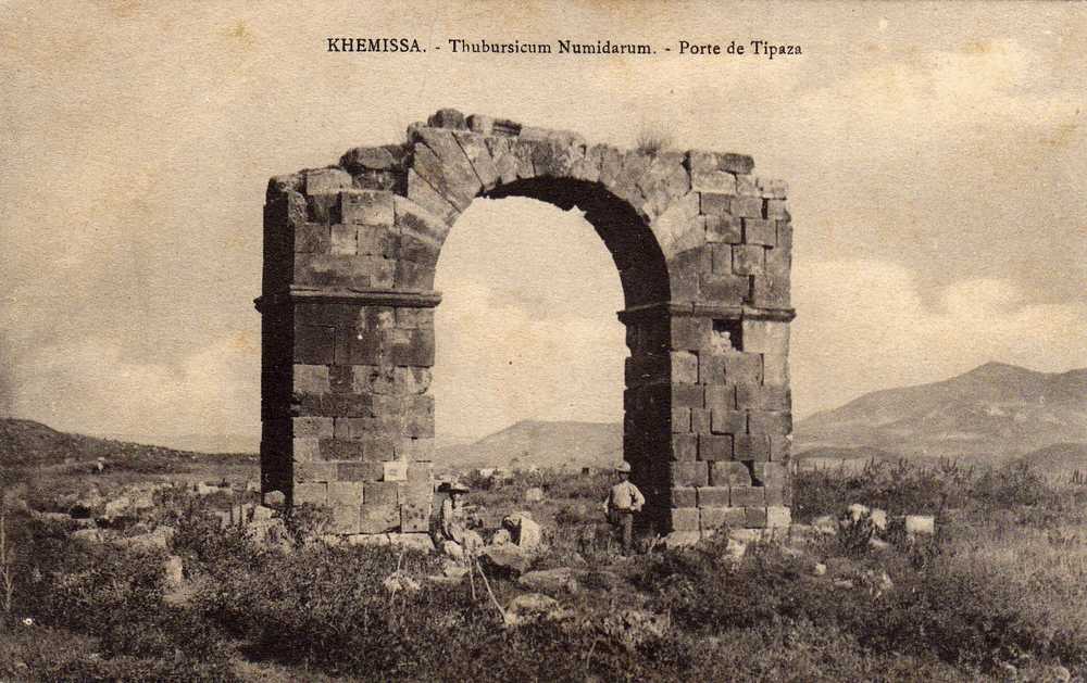 ALGERIE   KHEMISSA    Thubursicum Numidarum   -  Porte de Tipaza