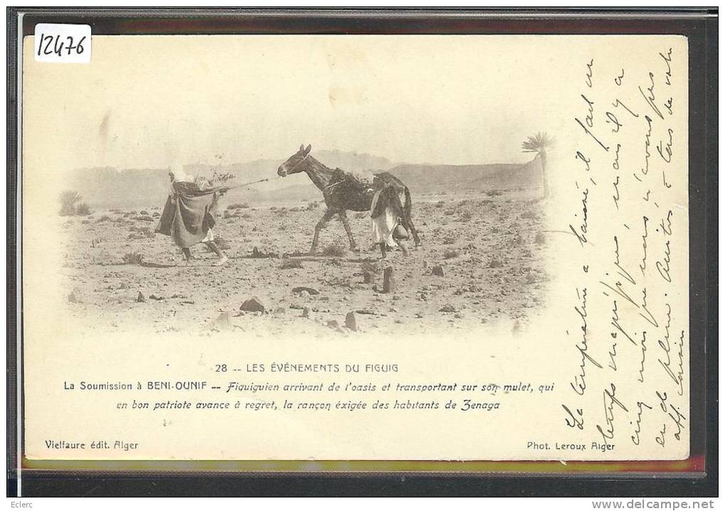ALGERIE - SUD ORANAIS - BENI OUNIF - TB