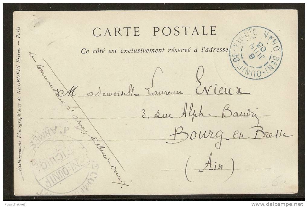 Algérie Carte postalede Béni-Ounif de 1903 TB