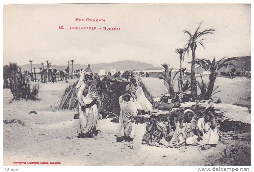 cpa-alg-beni ounif-nomades-animée-