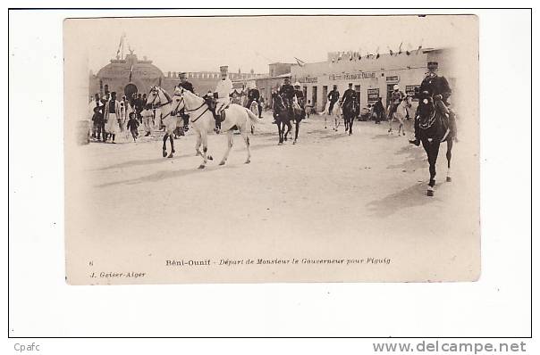 Algérie - Beni-Ounif - Départ de Monsieur le Gouverneur pour Figuig