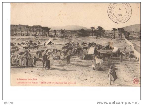 CPA   NB Algérie   campement du makzen Beni-ounif (extrème sud oranais)