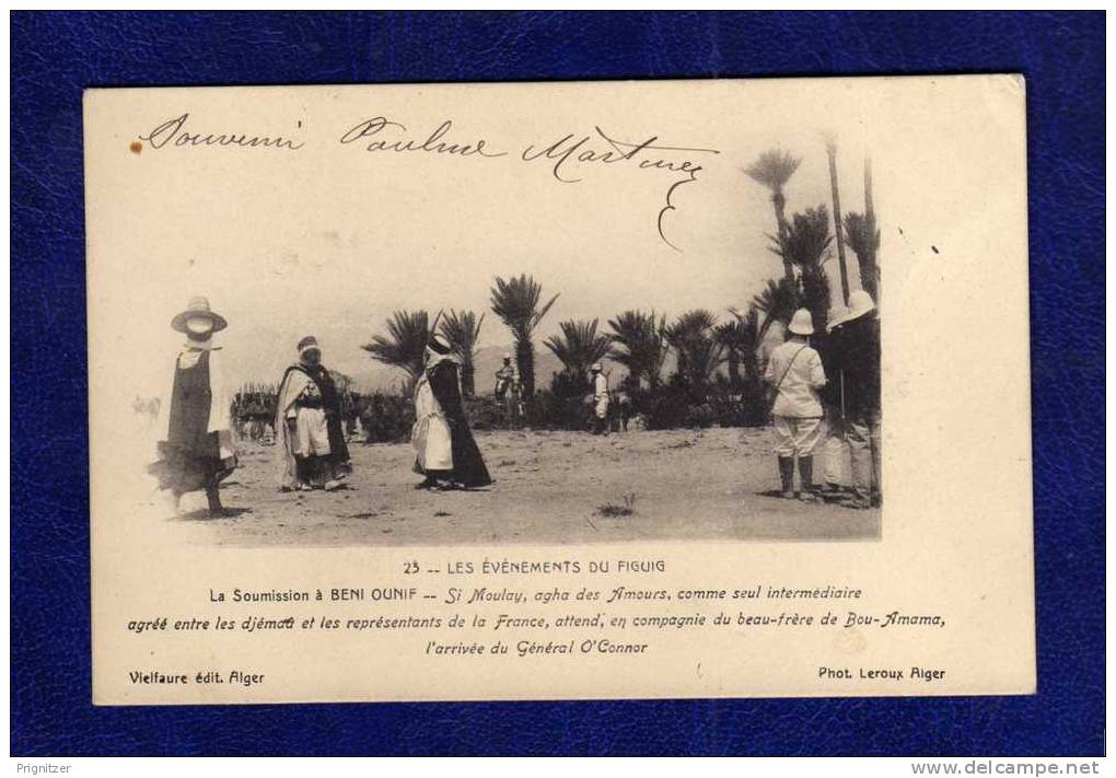ALGERIE / ALGERIEN   Les Evenements du Figuig   La Soumission a Beni Ounif