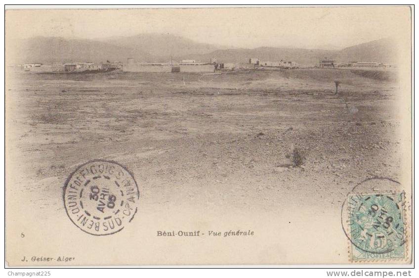 CPA ALGERIE BENI OUNIF Vue Générale Geiser N° 8 1905