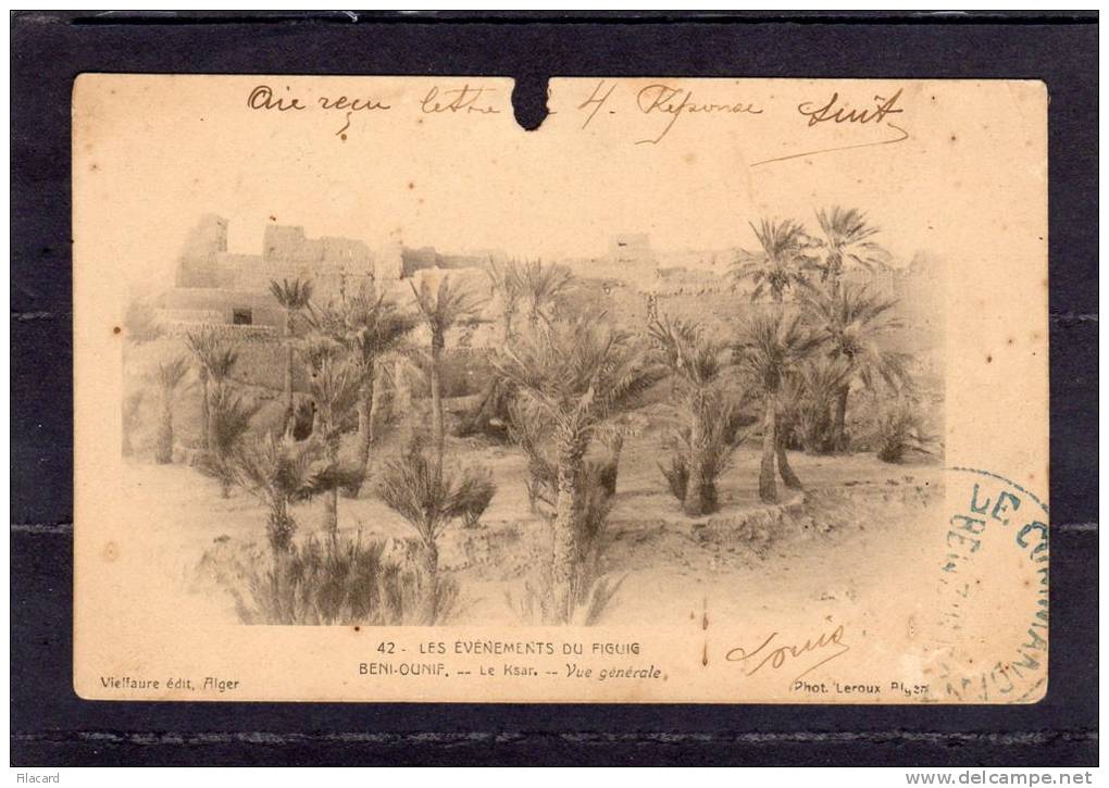 28642   Algeria,  Les  Evenements  du  Figuig,   Beni-Ounif,  Le  Ksar,   Vue  generale,  VGSB  1934