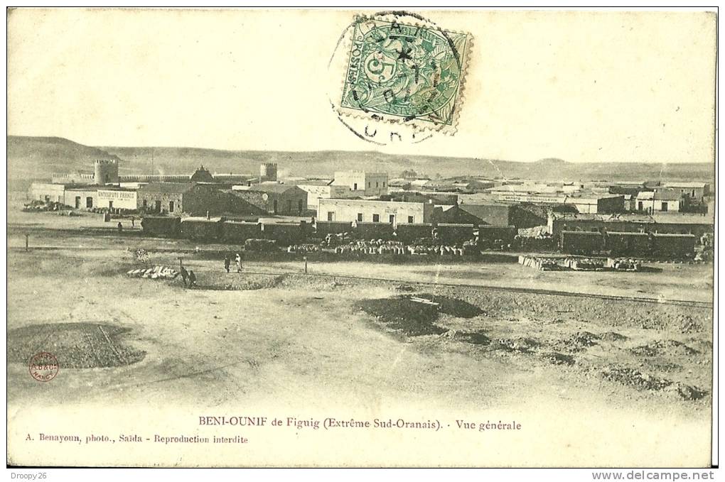 ALGERIE.BENI-OUNIF DE FIGUIG. VUE GENERALE.