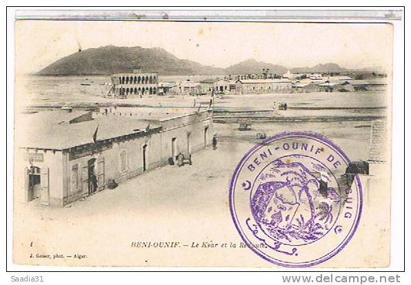 BENI  OUNIF  LE  KSAR  ET  LA REDOUTE   + BEAU  TAMPON    BE   1L485
