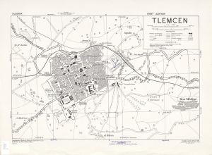 Plan de Tlemcen en 1942