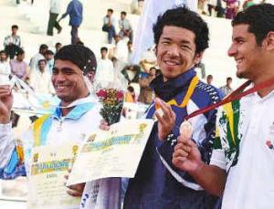 Mebarek Mehrez médaille de Bronze aux jeux afro-asiatiques 2003