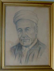 Tableau de Bachir Yelles : Mohamed Bachir El Ibrahimi (1975)