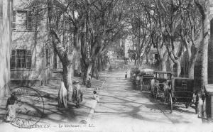 Rue de France, longeant le Méchouar, période coloniale