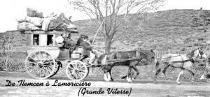 Diligence qui menait de Tlemcen vers Lamoricière