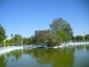 Sétif : le lac du parc d'attraction
