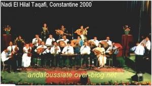 Nadi El Hillal Takafi lors d’une représentation à Constantine septembre 2000