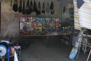 Commerce sous le bache