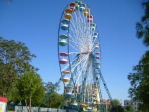 Sétif : la grande roue du parc d'attraction