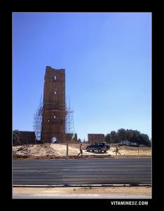 Le Monument de Mansourah, en pleine restauration