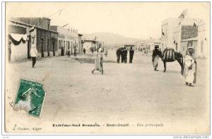 Algérie - béni ounif - rue principale