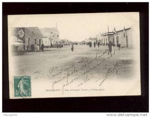 beni-ounif rue principale postes & télégraphes pas d'édit.animée poste belle carte