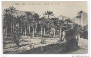 . JP  . ALGERIE .  REVOIL  .BENI OUNIF .  une rue dans le ksar .