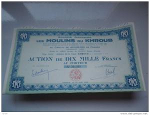 LES MOULINS DU KHROUB (1956) ALGERIE