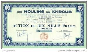 LES MOULINS DE KHROUB - 1956