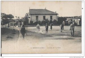 ALGERIE - BERROUAGHIA - avenue de la gare