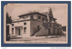 ALGERIE - CP BERROUAGHIA - MAIRIE ET SALLE DES FETES - EDITION SPORTICHE DAVID CLICHE MILANDRE