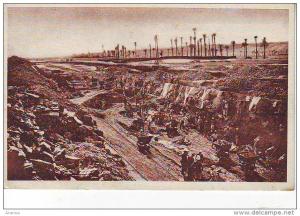 ALGERIE -- KENADSA -- Houillière -- Tranchée d´Exploitation