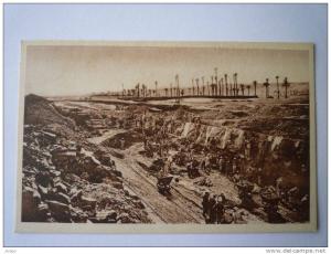 KENADSA  (Algérie)    HOUILLERE  -  Tranchée d'Exploitation
