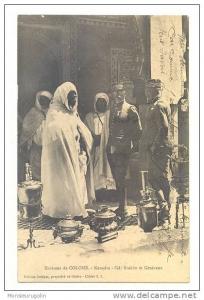 ALGERIE )) Environs de COLOMB  KENADSA  Sidi Brahin et généraux, edit Ortégal   ANIMEE