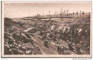 ALGERIE Fêtes du Centenaire KENADSA Houillière tranchée d´exploitation