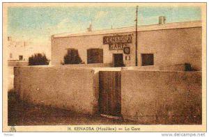 AFRIQUE. ALGERIE. KENADSA. Vue sur La Gare.