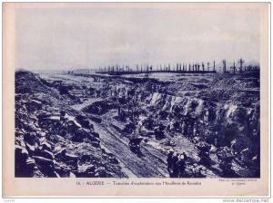 Les Colonies Françaises - ALGERIE -  Tranchée d´Exploitation aux Houillères de KENADSA - n°  16    .