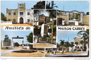 CPSM EL HARRACH ex. MAISON CARREE (Algérie) - 5 vues Caserne 5° R.C.A, Caserne Intendance, Belfort, Avenue N. Zevaco....