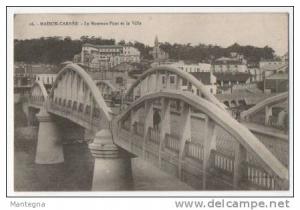 Maison Carrée El Harrach Algérie Le nouveau pont et la ville cpa