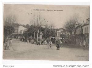 Maison Carrée El Harrach Algérie la place rue d'Aumale cpa