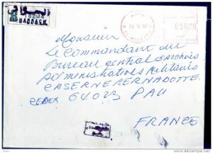 Etude   Lettres recommandées Algérie   - EL-HARRACH - 1997 -